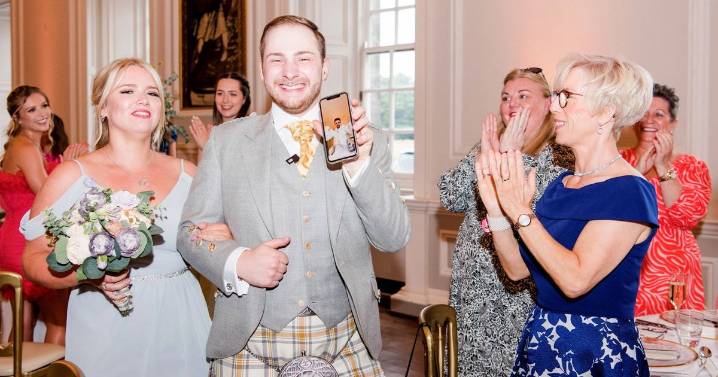 Scots groom gets married on iPad after travel delay leaves him stranded thousands of miles away
