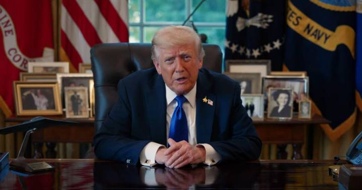 El mensaje de Trump desde el despacho Oval para celebrar el posible acuerdo entre Israel y Hamás