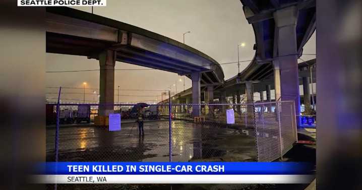 Teen killed in Seattle SoDo crash, three others hospitalized