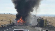 Man killed in crash involving garbage truck, US Highway 2 closed east of Reardan