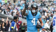 Panthers regain lead on Tetairoa McMillan's second TD