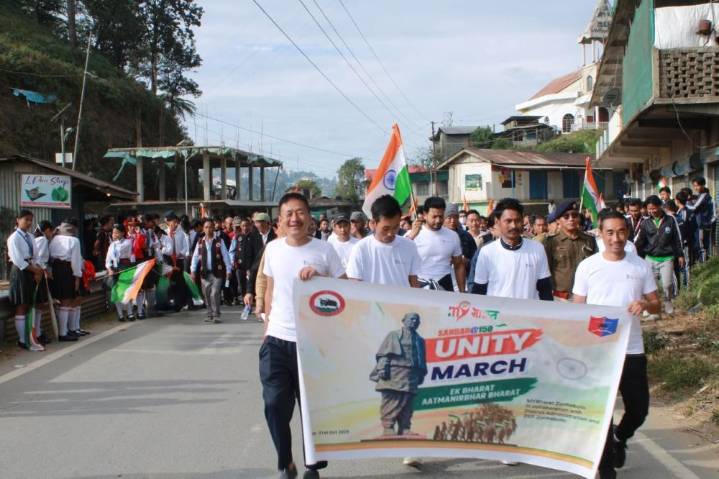 Zunheboto marks Sardar Patel’s 150th birth anniversary with Unity March
