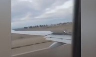 Video: falló un motor en pleno despegue de un avión en Trelew y debieron cerrar el aeropuerto