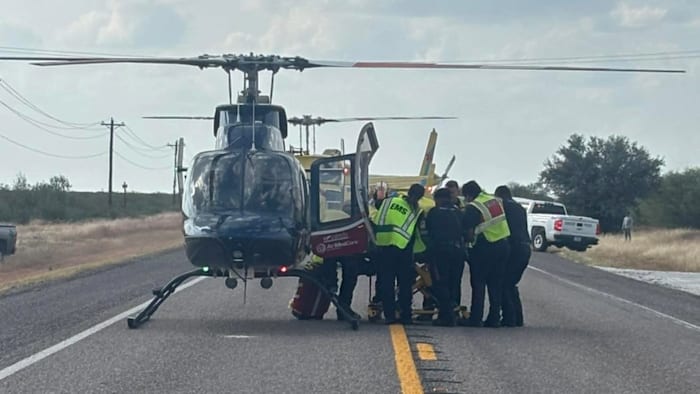 Multiple people ejected, airlifted in critical condition following major accident in Maverick County, officials say