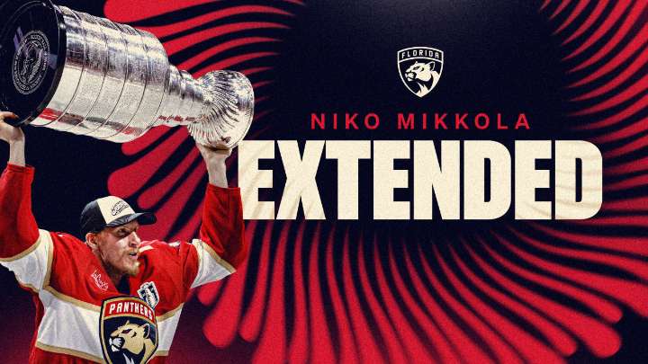 Florida Panthers Agree to Terms with Defenseman Niko Mikkola on an Eight