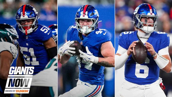 Giants Now: 3 Giants land in ESPN's top 10 rookie rankings