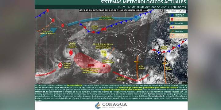 Oaxaca en alerta por temporal de lluvias: pronostican intensas precipitaciones en regiones montañosas y costeras