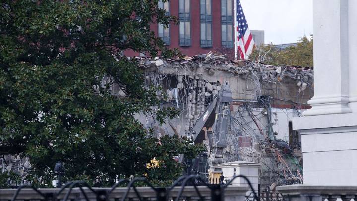 The East Wing could fully be demolished soon, as preservationists urge caution