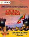 Dadis entrega recomendaciones para prevenir lesiones con pólvora en preludios de Fiestas de Independencia