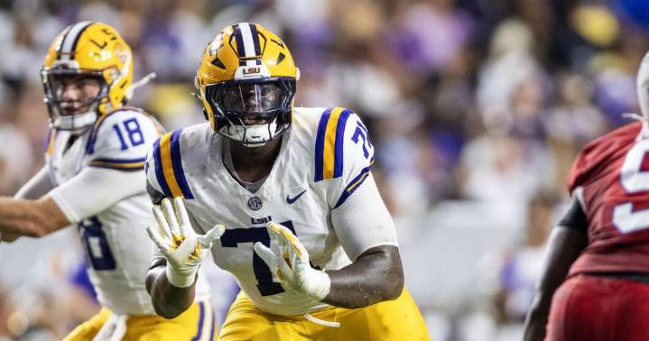Will LSU's top left tackle have to miss time with an ankle injury? Here's the latest.