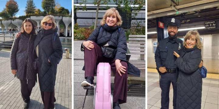 El viaje de Georgina Barbarossa a Nueva York para celebrar sus 70 años: “Esta ciudad me mata”