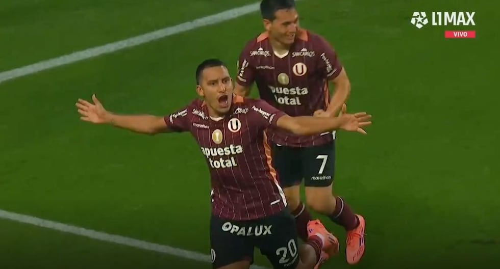 Gol de Valera hoy con Universitario vs. Sporting Cristal por Torneo Clausura de Liga 1 