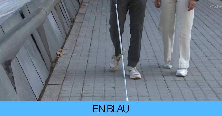 Christian Garcia, querido periodista de TV3, muestra cómo es vivir en Barcelona con discapacidad visual severa