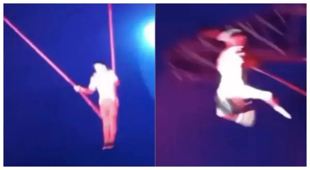 Trapecista cae desde las alturas durante función de circo en Hidalgo; está grave