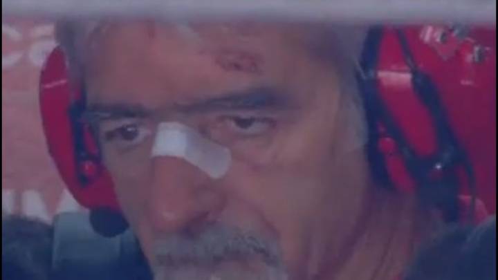 La imagen de Dall'Igna con heridas en la cara: ¡se las hizo en la celebración del título de Márquez!