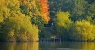 The Manchester park with a lake perfect for seeing the leaves change colour this autumn