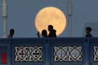 PHOTOS: October's supermoon starts trio of celestial events