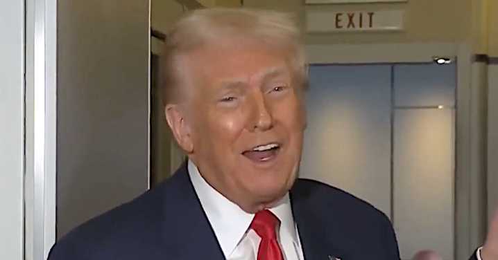 Trump Hits Turbulence On Air Force One And Jokes How It Will Be Perceived