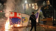 Georgia's prime minister says protesters want to topple his government and vows a further crackdown