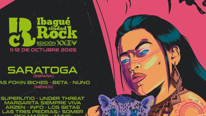 Festival Internacional Ibagué Ciudad Rock: Saratoga y Superlitio lideran una gran programación