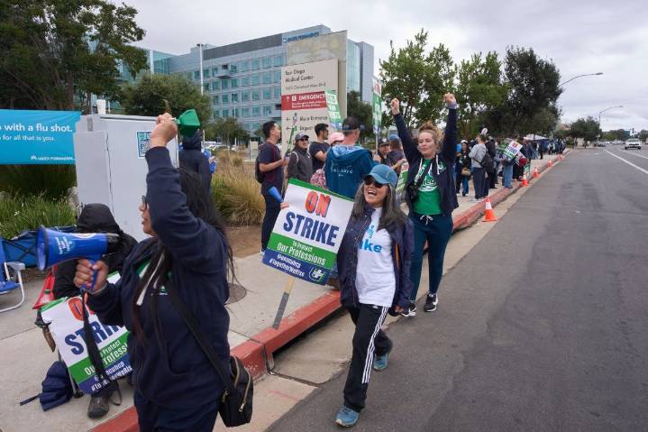 Kaiser Permanente Workers Begin Strike in California, Oregon and Hawaii