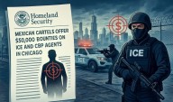 Cárteles mexicanos ofrecen hasta $50,000 por agentes de ICE y CBP en Chicago revela DHS