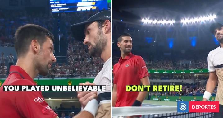 Djokovic cayó con Vacherot en ’semis’ de Shanghái y dio ejemplo en la derrota: emotivo adiós en la red