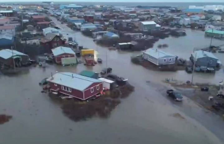 Storm decimates 2 Alaskan villages and drives more than 1,500 people from their homes
