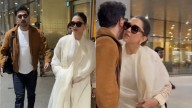 Ranbir Kapoor, Deepika Padukone Return From Delhi Together; Fans Melt Over Their Airport Hug