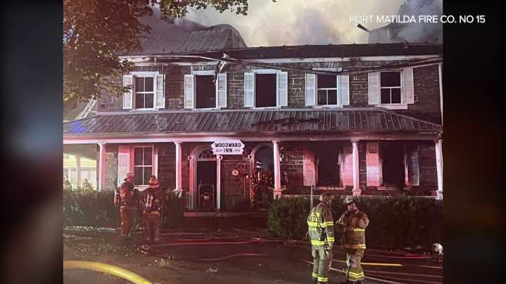 Firefighters battle early morning fire in Centre County