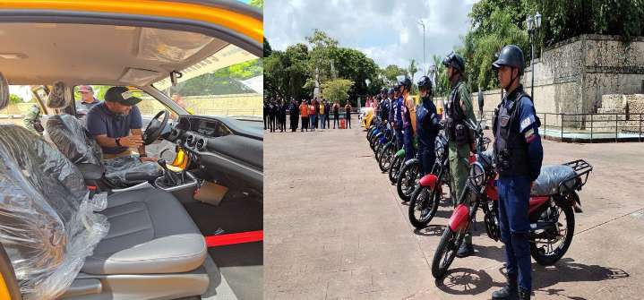 Entregan vehículos para fortalecer cuadrantes de paz en Cedeño