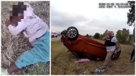 MOMENTO EXACTO en el que rescatan a bebé tras brutal choque; estaba atrapado entre los fierros