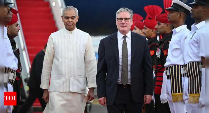 UK PM in India: Keir Starmer sidesteps query on New Delhi's import of Russian oil; won’t relax visa rules