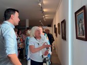 El espacio expositivo de la Diputación acoge una muestra de arte y artesanía creada por mayores de la provincia