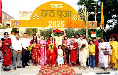 MC Chandigarh organises grand Chhath Puja celebrations at Sunder Nagar, Mauli Jagran and New Indra Colony Manimajra