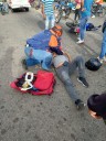 Dos motorizados al hospital tras accidentes en Ciudad Bolívar