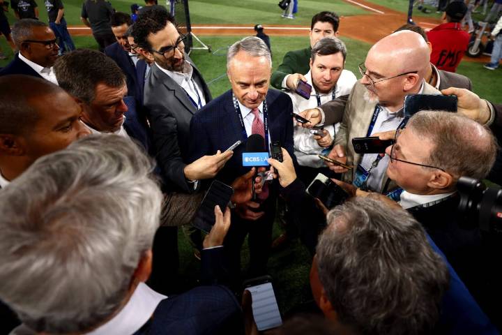 MLB's Manfred defends sports gambling partnerships for the 'crucial' data they offer