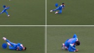 IND vs AUS 3rd ODI: Shreyas Iyer Injures Himself After Taking Spectacular Catch To Dismiss Alex Carey; Video