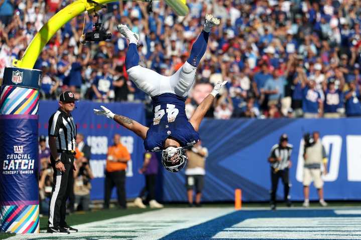 Giants vs. Eagles: Analyst prediction, odds boosts and Anytime TD prop probabilities for Thursday Night Football