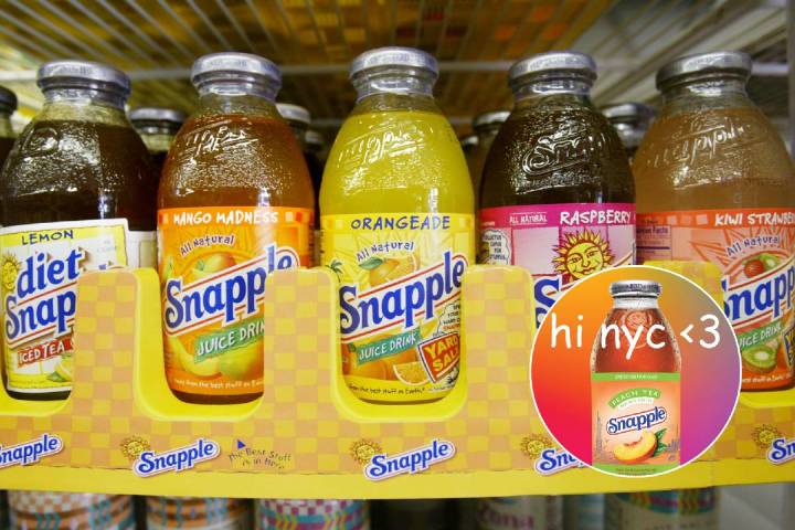 Snapple’s Legendary Glass Bottles Return To NYC After 8 Years
