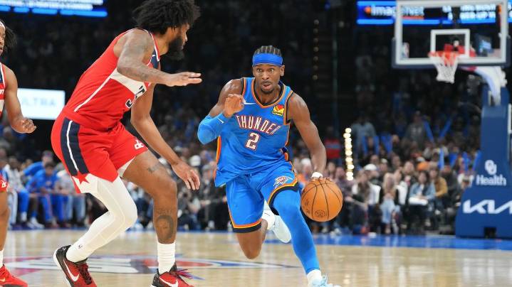 Gilgeous-Alexander scores 31 as the Thunder defeat the Wizards 127