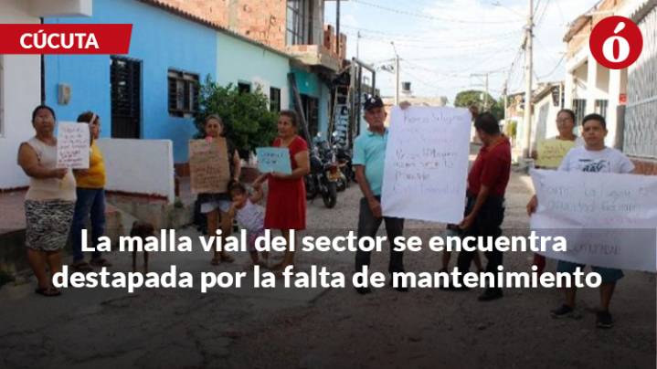 Habitantes del barrio La Laguna claman por el mejoramiento de las vías