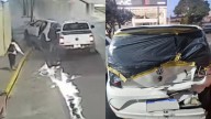 Suspendieron la licencia al conductor acusado de atropellar a una familia y fracturarle el cráneo a un bebé