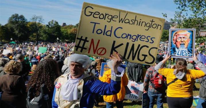 Millions Take to Streets in Nationwide ‘No Kings’ Protests Against Trump