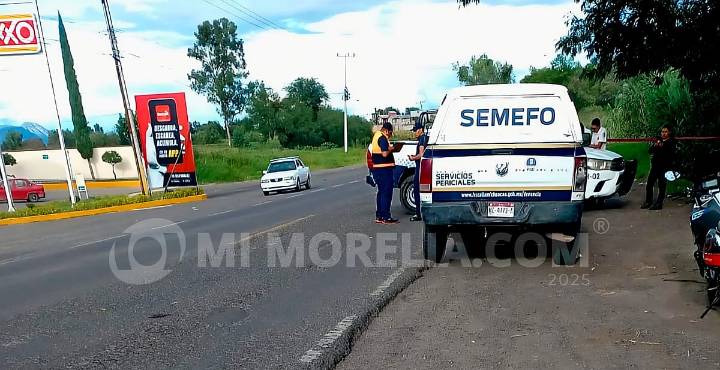 Muere motociclista tras accidente en carretera rumbo a aeropuerto de Morelia