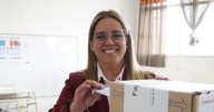 Gisella Martínez emitió su voto e invitó a los santacruceños "a hacer valer su derecho como ciudadanos"