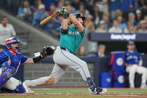 Raleigh homers, Polanco drives in 2 runs and Mariners beat Blue Jays 3
