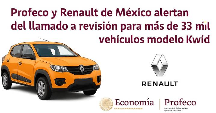 ¡Tu Kwid podría fallar en carretera! Profeco y Renault llaman a revisión urgente de más de 33,000 vehículos