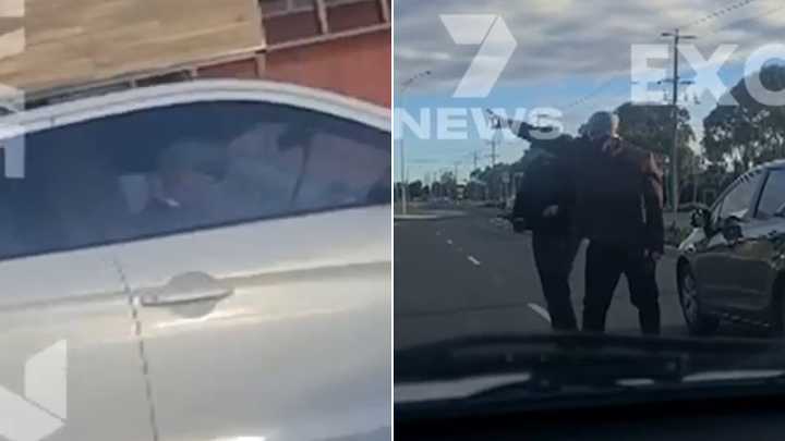 Shocking footage emerges of accused gunman’s alleged carjacking before dramatic arrest in Melbourne’s CBD