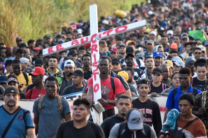 Nueva caravana migrante parte a Ciudad de México, pero descarta llegar a Estados Unidos